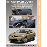 Renault Fluence Navigasyonlu Büyük Ekranlı (2013-2016) Torpido Örtüsü Panel Torpido Koruma Tam Uyum