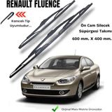 Renault Fluence Ön Silecek Süpürgesi Takımı 600 Mm. x 400 Mm.