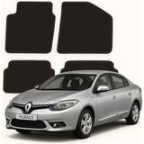 Renault Fluence Özel Kesim Tam Uyumlu Lüx Oto Halı Paspas - Siyah