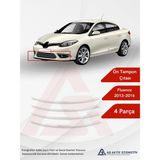 Renault Fluence Sd Ön Tampon Çıtası 4 Parça 2013-2016 Krom Paslanmaz Çelik