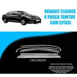 Renault Fluence Tam Tur Krom Cam Çıtası