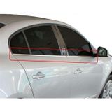 Renault Fluence Uyumlu Sm3 Cam Çıtası 4 Parça Krom 2010 Ve Sonrası