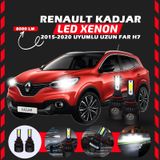 Renault Kadjar 2015-2020 Uzun Far Uyumlu Şimşek Etkili Led Xenon Light Series H7