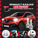 Renault Kadjar 2015-2020 Uzun Far Uyumlu Şimşek Etkili Led Xenon Performance Series H7
