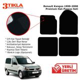 Renault Kangoo 1999-2008 Lüks Halı Paspas Siyah