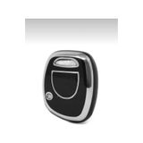 Renault Master Clio Twingo Kangoo Symbol 1 Bir Düğmeli Silikon Anahtar Koruma Kılıfı Siyah Gümüş