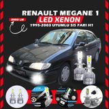 Renault Megane 1 1995-2003 Sis Farı Uyumlu Şimşek Etkili Led Xenon Performance Series H1