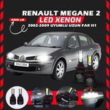 Renault Megane 2 2002-2009 Uzun Far Uyumlu Şimşek Etkili Led Xenon Light Series H1