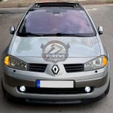Renault Megane 2 2003-2008 Uyumlu H Lip Esnek Ön Lip 2 Parça Karlık Ön Ek Tampon Altı Dil