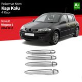 Renault Megane 2 İcin Krom Kapi Kolu 4 Kapi 2004-2010