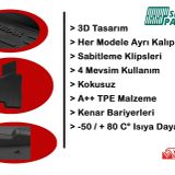 Renault Megane 2 Megane 2 3D Havuzlu Paspas