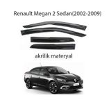 Renault Megane 2 Sedan Mügen Cam Rüzgarlığı