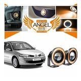 Renault Megane 2 Uyumlu, Universal Mercekli Led Angel Sis Farı, 76mm Turuncu Renk