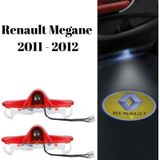 Renault Megane 2011 2012 Uyumlu Kapı Altı Led Aydınlatma 3 Boyutlu Logo Lazer Işık Geçmeli 2li Set