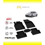 Renault Megane 3 2008-2015 4d Havuzlu Paspas - Siyah