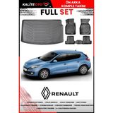 Renault Megane 3 Hatchback 2015 Model 4d Bagaj ve Pro Serisi Havuzlu Paspas Takımı - Siyah