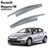 Renault Megane 3 HB 2011-2015 Krom Çıtalı Cam Rüzgarlığı