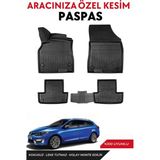 Renault Megane 3 Sport Tourer 2009 Model Araca Özel Havuzlu Paspas Takım - Siyah