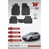 Renault Megane 3 Uyumlu Paspas 2009 2015 Arası 3D Havuzlu Paspas Seti - Siyah