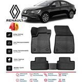 Renault Megane 4 2016 ve Sonrası 4.5d Premium Havuzlu Siyah Paspas Takımı Kokusuz