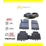 Renault Megane 4 2016 ve Üstü Uyarlanabilir Universal Havuzlu Paspas - Siyah