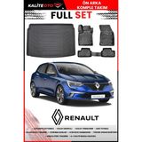 Renault Megane 4 Hatchback 2023 Model 4d Bagaj ve Pro Serisi Havuzlu Paspas Takımı - Siyah