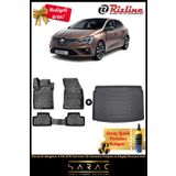 Renault Megane 4 Hb 2016 Sonrası 3d Havuzlu Paspas & Bagaj Havuzu Seti(HEDİYELİ!)