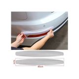 Renault Megane 4 İle Uyumlu Esnek Tampon Koruma Bandı Yumuşak Koruyucu Şerit 2 Adet