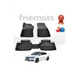 Renault MEGANE 4 SD 3D Havuzlu Paspas 2016 Sonrası Siyah 4 Parça SET - Friemats