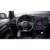 Renault Megane 4 Sedan 2016+ Üzeri Uyumlu Özel Desenli Krom Ayak Dinlendirme Pedalı Ayak Dayama