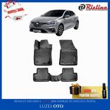 Renault Megane 4 Sedan 3D Havuzlu Paspas 2024 Model Uyumlu - Siyah