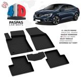 Renault Megane 4 Sedan 4d Araca Özel Havuzlu Kauçuk Paspas 2016 Ve Üzeri