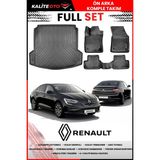 Renault Megane 4 Sedan Çift Kulaklı 2025 Model 4d Bagaj ve Pro Serisi Havuzlu Paspas Takımı - Siyah