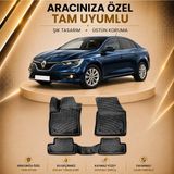 Renault Megane 4 Sedan Paspas Siyah Havuzlu 2016- Sonrasi