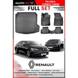 Renault Megane 4 Sedan Sağ Cepli 2021 Model 4d Bagaj ve Pro Serisi Havuzlu Paspas Takımı - Siyah