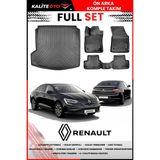Renault Megane 4 Sedan Sol Cepli 2018 Model 4d Bagaj ve Pro Serisi Havuzlu Paspas Takımı - Siyah