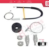 Renault Megane Mk1 1996-2003 Cabrio Convertible 7700848451 İçin Elektrikli Arka Sağ Cam Kriko Seti