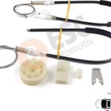 Renault Megane Mk1 X64 Da0/1 Coupe 1996-2003 2/3 Kapi 7700834394 Icin Sol Kapi Cam Kriko Tamir Seti