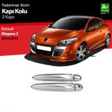 Renault Megane Uyumlu 3 Krom Kapı Kolu 2 Kapı 2010-2016