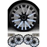 Renault R 11 R 19 R 5 R 9 14'' Inç Jant Kapağı 4 Adet Çift Renk 307