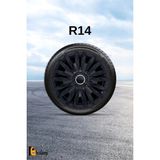 Renault R 19 Europa 14'' Inç Jant Kapağı (4 Adet) Siyah S111