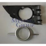 Renault Scenic 2 2007-2009 Sis Lamba Kapağı Sol Delikli Siyah(Dış Çerçevesi Gümüş Gri)2Parça(Tyg (Oem No: 7701477302)