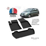 Renault Scenic 2 Ferrous 4d Havuzlu Kauçuk Paspas 2005 - Siyah