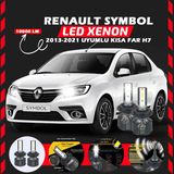 Renault Symbol 2013-2021 Kısa Far Uyumlu Şimşek Etkili Led Xenon Premium Series H7