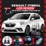 Renault Symbol 2013-2021 Kısa Far Uyumlu Şimşek Etkili Led Xenon Pro Series H7