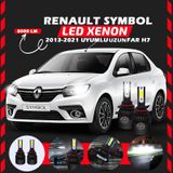 Renault Symbol 2013-2021 Uzun Far Uyumlu Şimşek Etkili Led Xenon Light Series H7