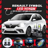 Renault Symbol 2013-2021 Uzun Far Uyumlu Şimşek Etkili Led Xenon Pro Series H7