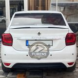 Renault Symbol 2013-2023 Bagaj Üstü Yarasa Spoiler Bagaj Çıtası Piano Black Spoyler