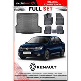 Renault Symbol 2017 Model 4d Bagaj ve Pro Serisi Havuzlu Paspas Takımı - Siyah