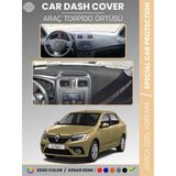 Renault Symbol 3 Üst Saklama Gözlü (2013-2021) Torpido Örtüsü Ön Göğüs Halı Torpido Koruma Tam Uyum